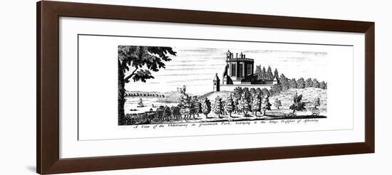 Flamsteed House in Greenwich Park, London, Late 17th Century-null-Framed Giclee Print