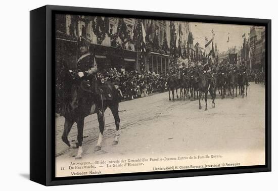 Flandern Antwerpen, Königl Familie Einzug, Parade-null-Framed Stretched Canvas