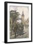 Flanders Front, Gate of Loo-Jean-louis Lefort-Framed Giclee Print