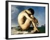 Flandrin: Nude Youth, 1837-Hippolyte Flandrin-Framed Giclee Print