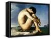 Flandrin: Nude Youth, 1837-Hippolyte Flandrin-Framed Stretched Canvas