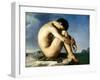 Flandrin: Nude Youth, 1837-Hippolyte Flandrin-Framed Giclee Print