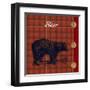 Flannel Bear-null-Framed Art Print