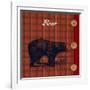 Flannel Bear-null-Framed Art Print