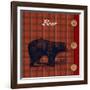 Flannel Bear-null-Framed Art Print