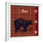 Flannel Bear-null-Framed Art Print