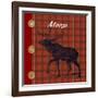 Flannel Moose-null-Framed Art Print