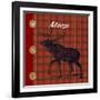 Flannel Moose-null-Framed Art Print