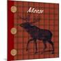 Flannel Moose-null-Mounted Art Print