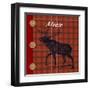 Flannel Moose-null-Framed Art Print