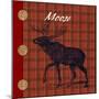 Flannel Moose-null-Mounted Art Print