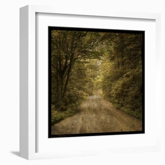 Flannery Fork Road No. 1-John Golden-Framed Art Print