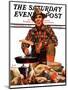 "Flapjacks," Saturday Evening Post Cover, November 10, 1934-J.F. Kernan-Mounted Premium Giclee Print