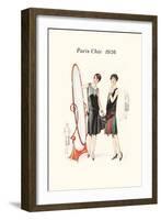 Flapper Fancy-null-Framed Art Print