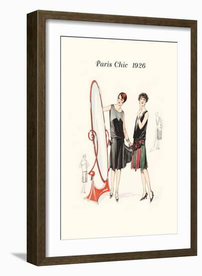 Flapper Fancy-null-Framed Art Print