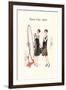 Flapper Fancy-null-Framed Art Print