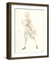 Flapper Fashion - Evelyn-Deborah Pearce-Framed Art Print