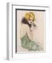 Flapper Girl-null-Framed Art Print