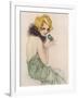 Flapper Girl-null-Framed Art Print