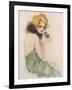 Flapper Girl-null-Framed Art Print