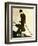 Flapper Golfer Lady-null-Framed Giclee Print
