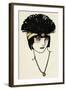 Flapper Headpiece 1912-Francisco Javier Gose-Framed Art Print