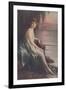 Flapper on Rugged Coast-null-Framed Art Print