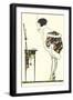 Flapper Smoking in Front of Mirror-Found Image Press-Framed Giclee Print