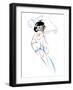 Flapper with cigarette, 2016-Neale Osborne-Framed Giclee Print