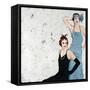 Flappers-Clayton Rabo-Framed Stretched Canvas