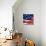 Flapping Flag Usa With Wave-Irochka-Stretched Canvas displayed on a wall