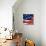 Flapping Flag Usa With Wave-Irochka-Art Print displayed on a wall