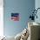 Flapping Flag Usa With Wave-Irochka-Stretched Canvas displayed on a wall