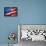 Flapping Flag Usa With Wave-Irochka-Framed Stretched Canvas displayed on a wall