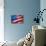Flapping Flag Usa With Wave-Irochka-Stretched Canvas displayed on a wall