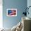 Flapping Flag Usa With Wave-Irochka-Framed Art Print displayed on a wall