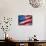 Flapping Flag Usa With Wave-Irochka-Stretched Canvas displayed on a wall