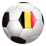 Soccerball with Country Flag-Flarextius-Laminated Art Print