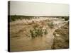 Flash Flood in Oued in Normally Dry Algerian Sahara Region, Algeria-Renner Geoff-Stretched Canvas