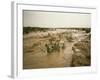 Flash Flood in Oued in Normally Dry Algerian Sahara Region, Algeria-Renner Geoff-Framed Photographic Print