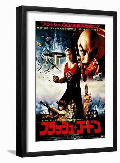 Flash Gordon, Japanese Poster, 1980-null-Framed Art Print