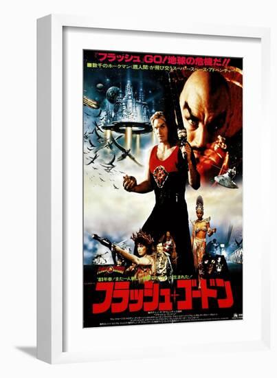 Flash Gordon, Japanese Poster, 1980-null-Framed Art Print