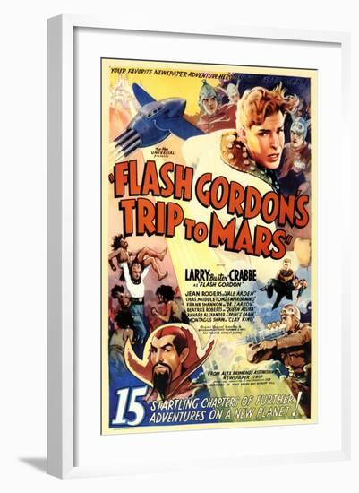 Flash Gordon's Trip to Mars-null-Framed Art Print