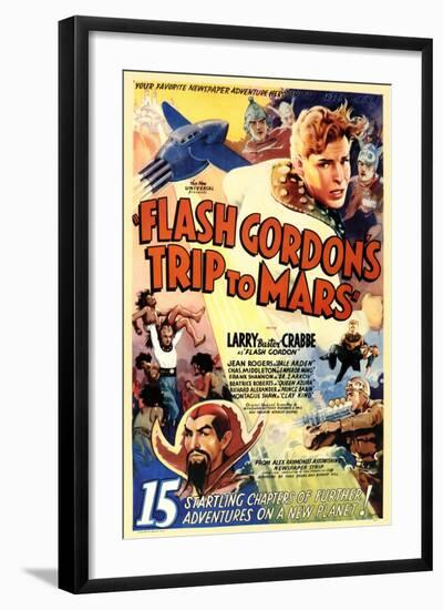 Flash Gordon's Trip to Mars-null-Framed Art Print