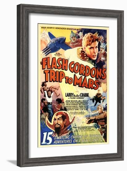 Flash Gordon's Trip to Mars-null-Framed Art Print