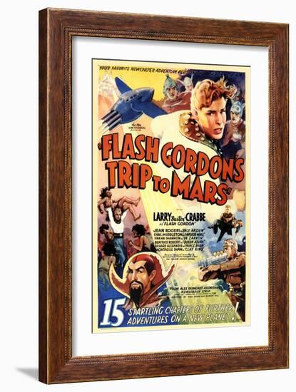 Flash Gordon's Trip to Mars-null-Framed Art Print