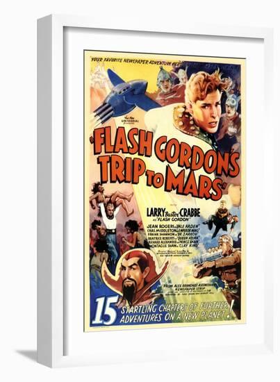 Flash Gordon's Trip to Mars-null-Framed Art Print