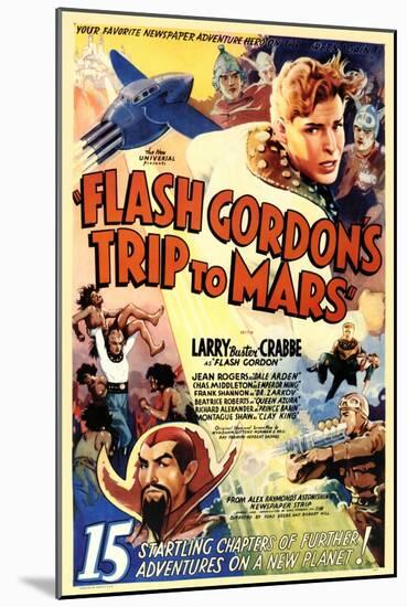 Flash Gordon's Trip to Mars-null-Mounted Art Print