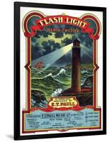 "Flash Light" from the Sheet Music Collection at National Museum of American History-null-Framed Art Print