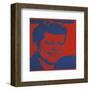 Flash-November 22, 1963, 1968 (red & blue)-Andy Warhol-Framed Art Print